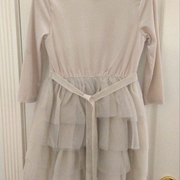 Girls Fitted and Flare Silhouette Party Dress - Picture 3 of 5